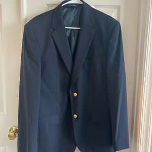 Classic Navy Blazer Traditional fit Joseph A. Banks 40 R.